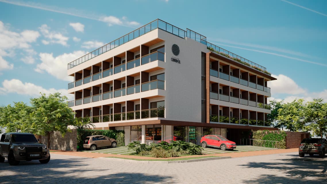 Terraço Cordel studios prontos a 50m do mar em Porto de Galinhas Recém entregue